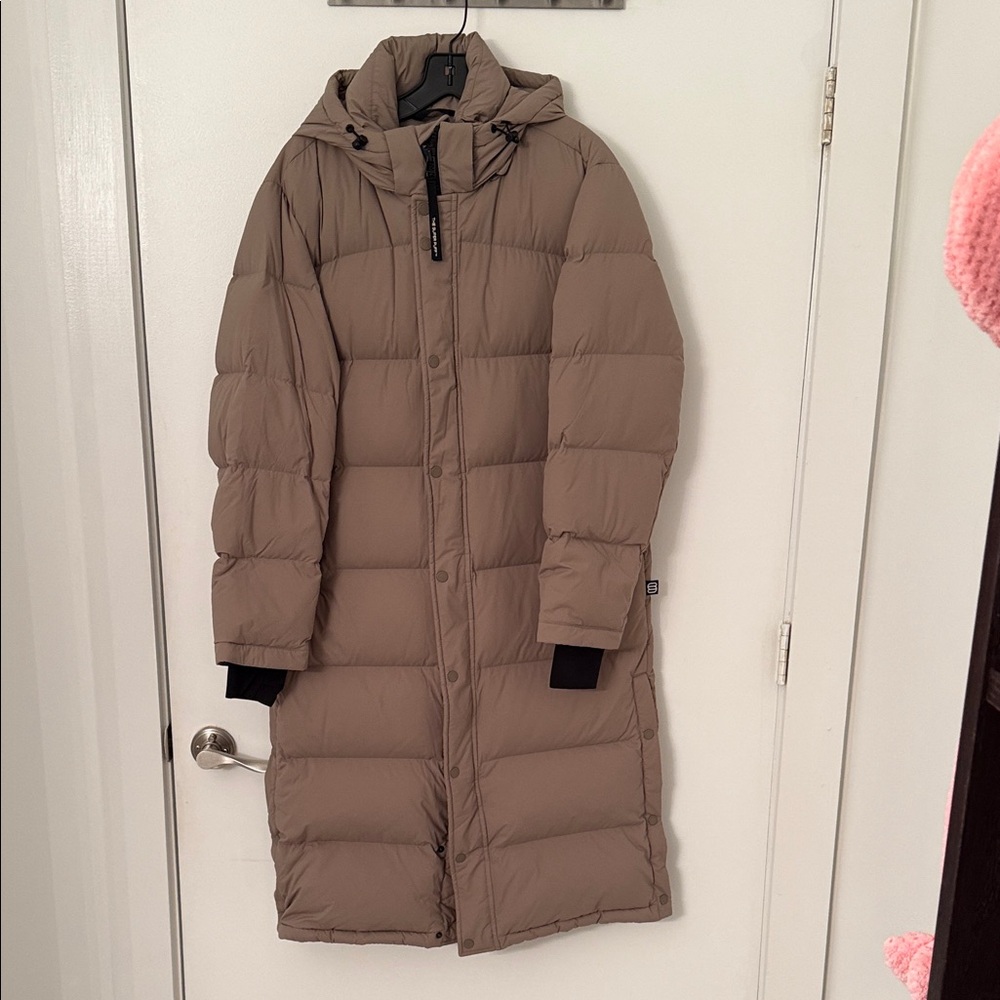 The Super Puff Women's Long Puffer Coat - Tan